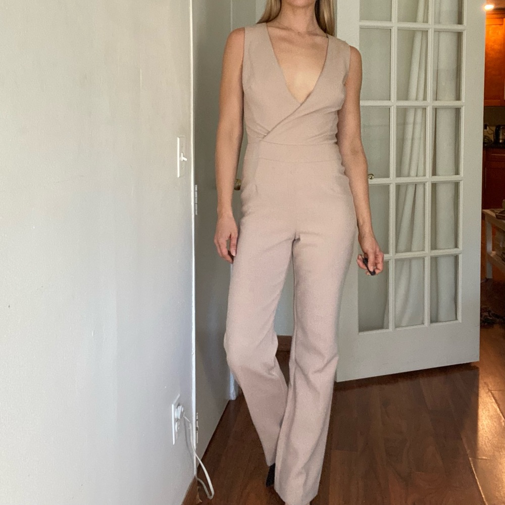 Trina Turk jumpsuit pale pink